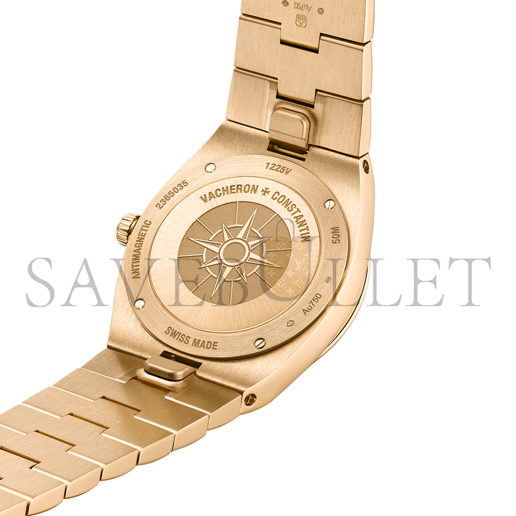 vacheron Co*sta*t*n overseas quartz 33 mm pink gold watch 1225v/200r-h031